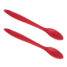 2Stk. Silikonlöffel Kochspatel Für Gastronomie Rot