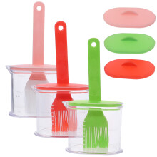 Barbecue Öl Lebensmittelechtes Rosa 3 Sets 6,7x1,6 Zoll
