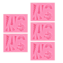 10 Silikon Einhorn Form, Silikon Form, Fondant Kuchen