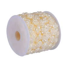 Jute Mesh Band Für Basteln Girlanden Hochzeitsdekoration Beige