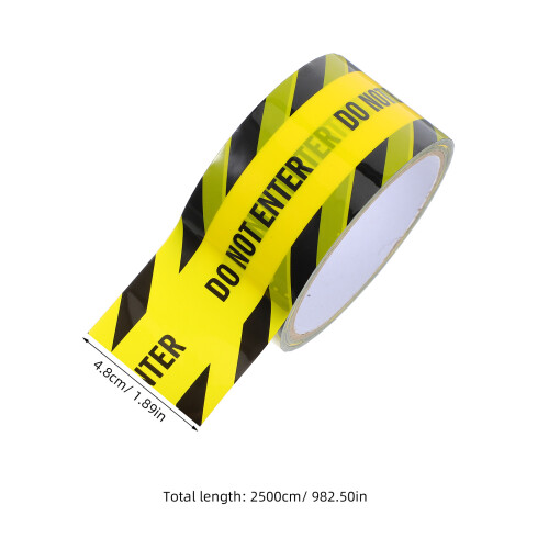 1 Rolle Gelbes Sicherheits Bodenband Klebend 1