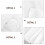 Waschbare Massageauflage Weiß Polyester Für 1 Stk 6