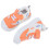 1 Paar Laufschuhe Orange Mit Weicher Sohle Gebrauch 7