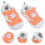 1 Paar Laufschuhe Orange Mit Weicher Sohle Gebrauch 8