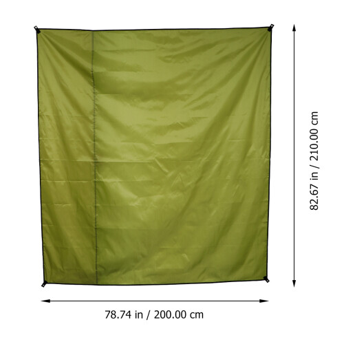Tent Ground Sheets Mat Olivgrün Camping 1Set 1