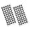 2 3D Scanner Marker Reflecterende 1,00x1,00x0,05 Cm Zwart 1