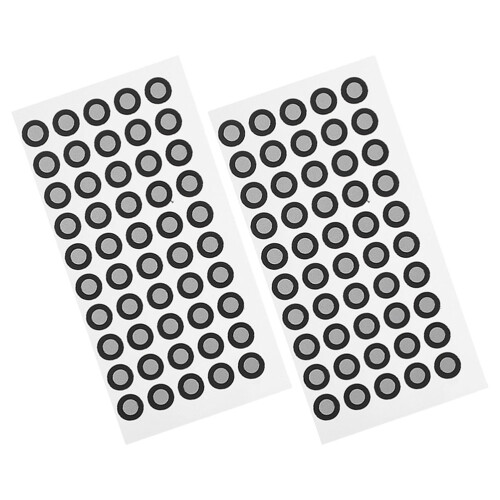2 3D Scanner Marker Reflecterende 1,00x1,00x0,05 Cm Zwart