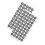 2 3D Scanner Marker Reflecterende 1,00x1,00x0,05 Cm Zwart 10