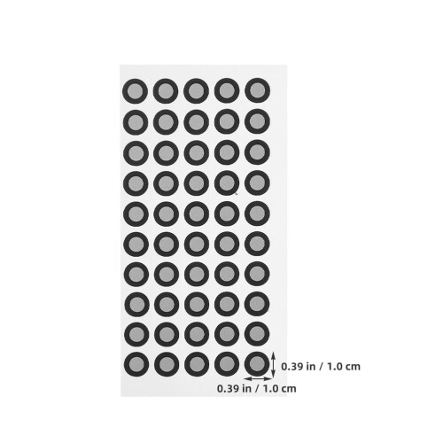 2 3D Scanner Marker Reflecterende 1,00x1,00x0,05 Cm Zwart 1