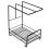 Kitchen Afdruiprek Opbergplank Desktop Shelving Zwart 1