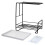 Kitchen Afdruiprek Opbergplank Desktop Shelving Zwart 5