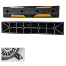 Car Garage Stopper 2 Pack Vehicle Wheel Stop Rubber Parking Tire Lock Garage Floor 75x15x11 29.5x5.9x4.3 In Heavy Duty