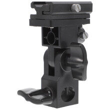Reflector Schirm Einsatz Lichtstativ Adapter Schwarz Abs 1