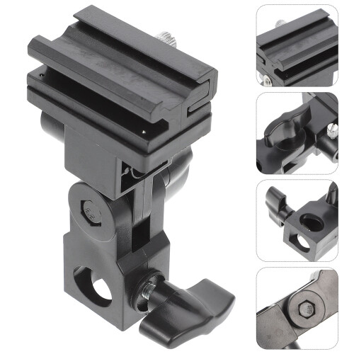 Reflector Schirm Einsatz Lichtstativ Adapter Schwarz Abs 1 1