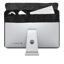 Black Polyester Lcd-Monitorabdeckung Mit Innenfutter
