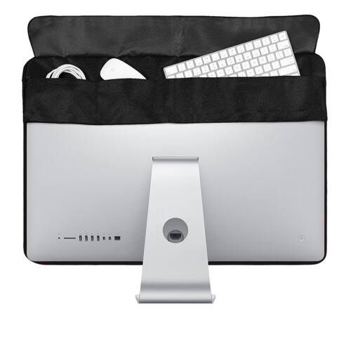 Black Polyester Lcd-Monitorabdeckung Mit Innenfutter