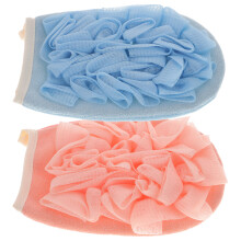 2Stk. Badeblume Handtuch Duschzubehör Aus Bereiftem Rayon