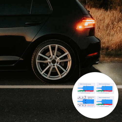 4Pièces Calibreur Métal Usure Résistante Auto 2