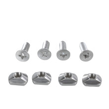 4Pcs Hydrofoil Mounting T-Nut 8mm/6mm-M8 S Phillips Screw