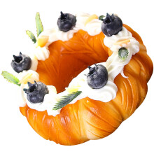 2Stk Fake Donut Vitrine Anzeige Künstliches Dessert Modell