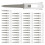 50Pcs Low Resistance More Distance Consistent Height Tees-grey 1