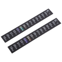 2Stk Fischtank Thermometer Aufkleber Streifen Für Aquarium
