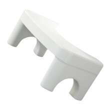 1Stück Toilettenhocker Erwachsene Weiß Pp Badezimmerhocker Kind
