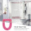 Toiletten Sitzauflage Mit Griff Rosa 11