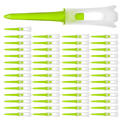Pack of 50 Golfs Support Tees Golfs Base Golfs Holder-Green