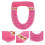 Toiletten Sitzauflage Mit Griff Rosa 2