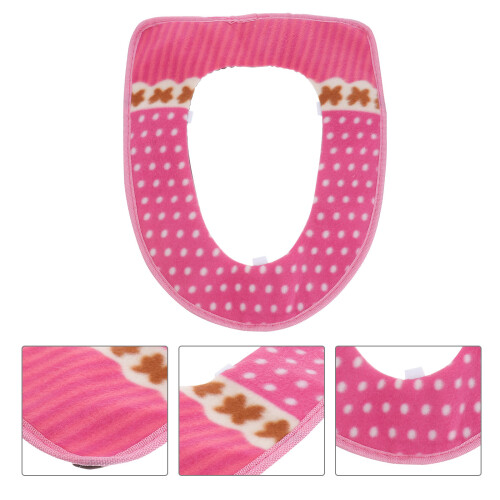 Toiletten Sitzauflage Mit Griff Rosa 1
