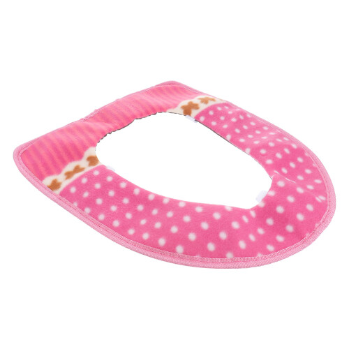 Toiletten Sitzauflage Mit Griff Rosa 2