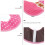 Toiletten Sitzauflage Mit Griff Rosa 7