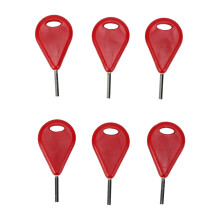 6Pcs Universals Surfboard Fin Hexagon Key Surfing Board-Red
