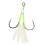 20Pcs Small Jigging Hook Assist Rigs Circle Hook-Blue No. 15 5