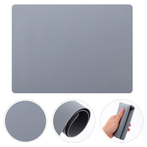 Wasbare Siliconen Placemat Grijs Antislip Hittebestendige Mat 2