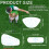 125pc Golf Training Aids for Swing-Hardcore stickers 12 5