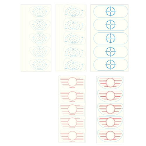 125pc Golf Training Aids for Swing-Hardcore stickers 12 1