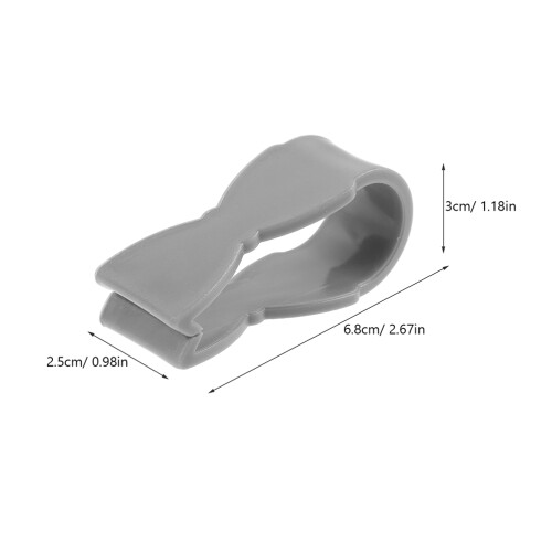 12 Handtuchhalter Für Badezimmer Ovenclip Grau 1