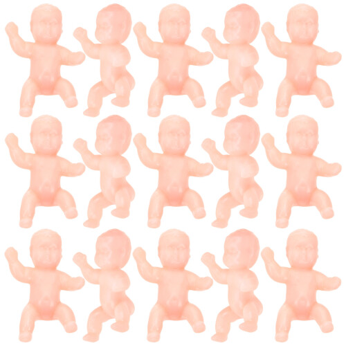 30 Mini Plastic Babys Voor Baby Shower