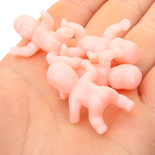 30 Mini Plastic Babys Voor Baby Shower 2