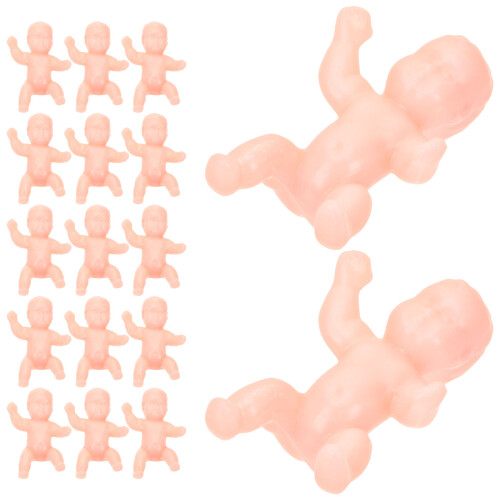 30 Mini Plastic Babys Voor Baby Shower 1