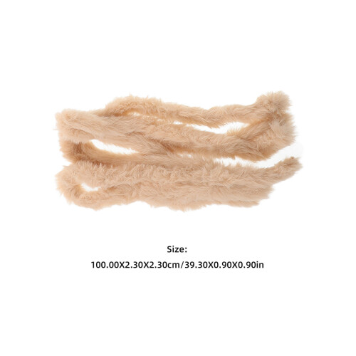 Pipe Cleaners Zwart Chenille Stengels 4 Stuks Wit 1