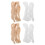 Pipe Cleaners Zwart Chenille Stengels 4 Stuks Wit 9