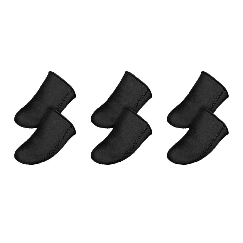 3Pairs Neoprene Toe Protectors for Women Man, Toe Warmers-M