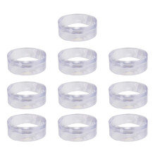 10Pcs Baseball Stands Round Display Stand Clear Rings-small