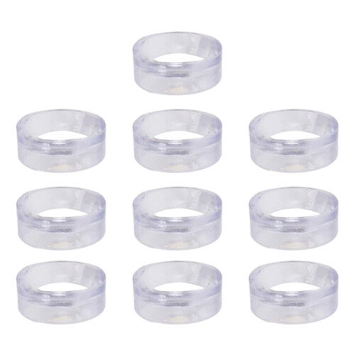 10Pcs Baseball Stands Round Display Stand Clear Rings-small