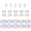 10Pcs Baseball Stands Round Display Stand Clear Rings-small 2