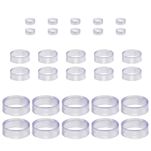 10Pcs Baseball Stands Round Display Stand Clear Rings-small 1