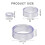 10Pcs Baseball Stands Round Display Stand Clear Rings-small 4